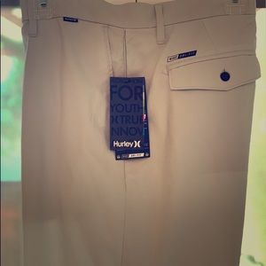 NWT Hurley Nike dri-fit golf shorts. Size 36  ASH